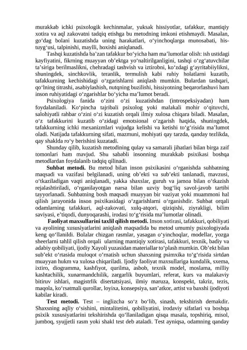 Psixologiyaning tadqiqot metodlari va tarmoqlari 3