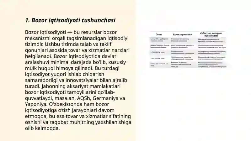 Bozor iqtisodiyoti va uni vujudga kelishi 3