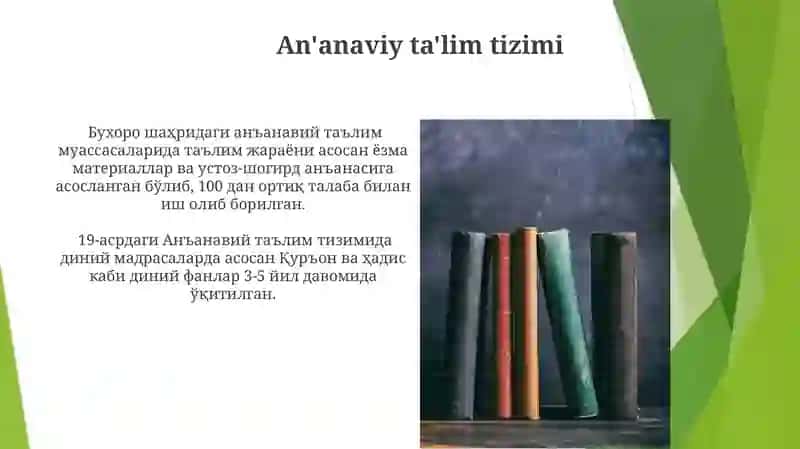 An'anaviy ta'lim tizimi 3