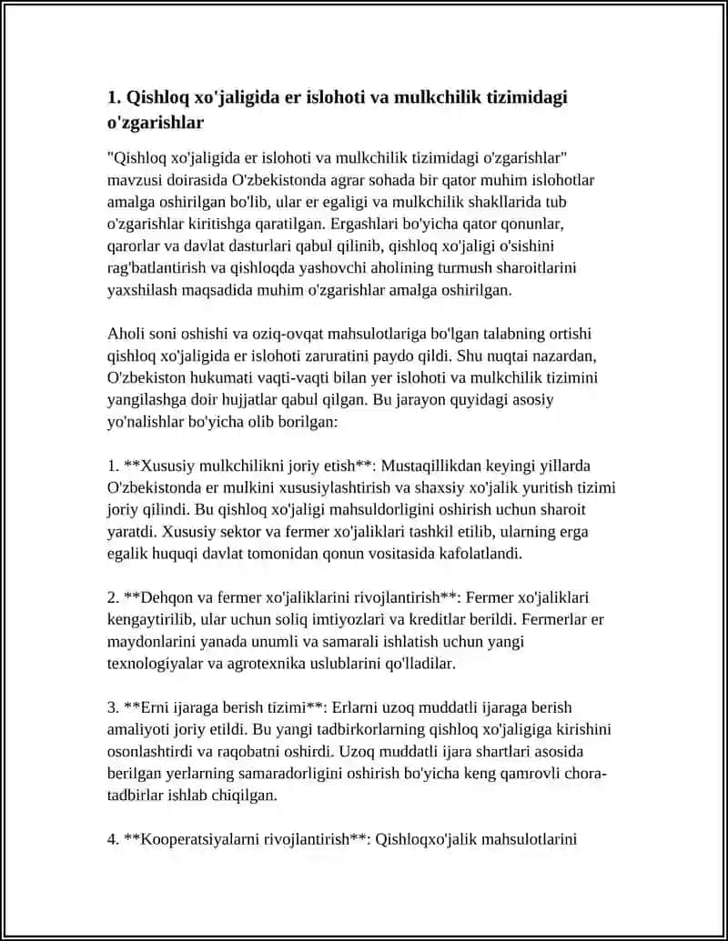 QISHLOQ XO'JALIGI VA SANOAT SOHASIDAGI O'ZGARISHLAR 3