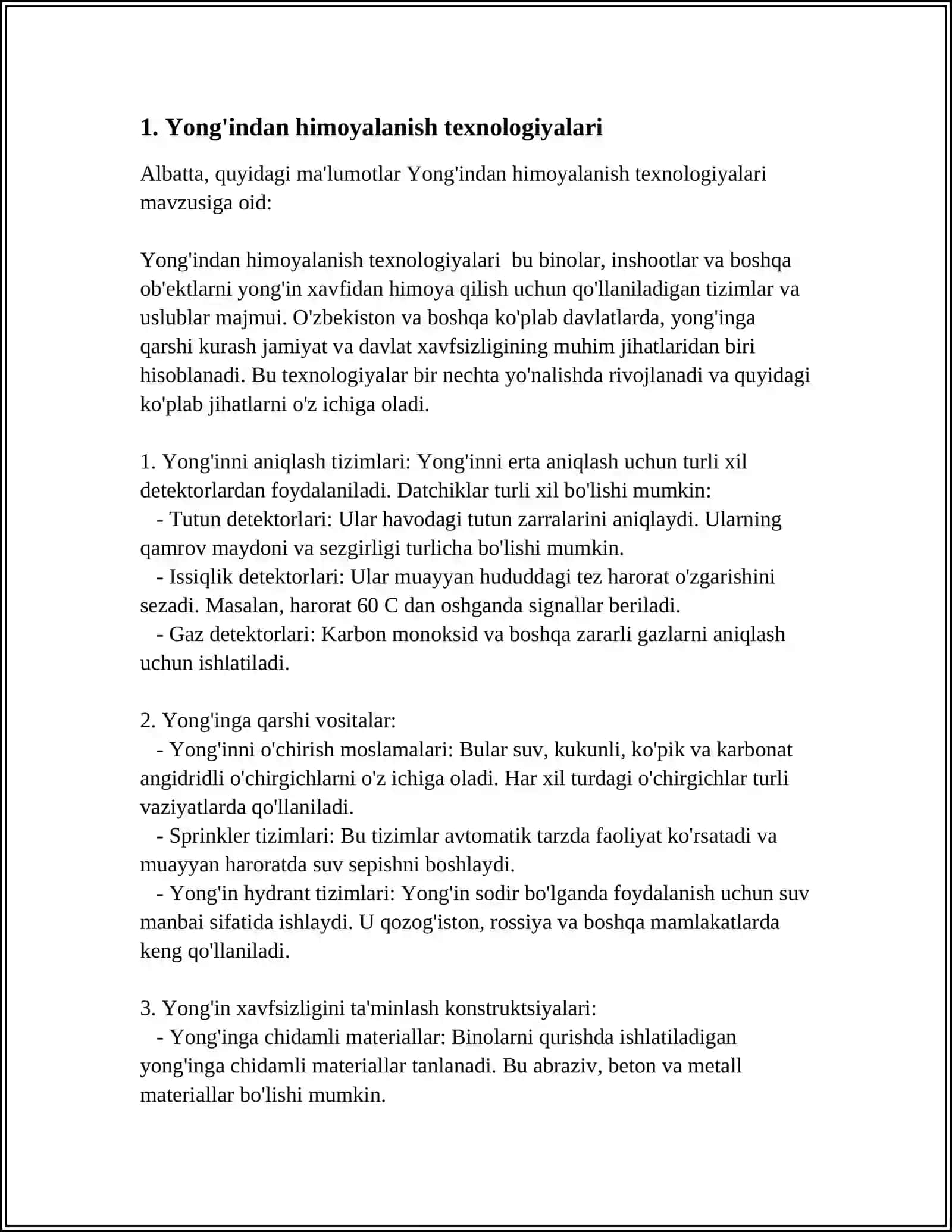 YONG‘IN XAFSIZLIGI VA UNI TAMINLASH 3