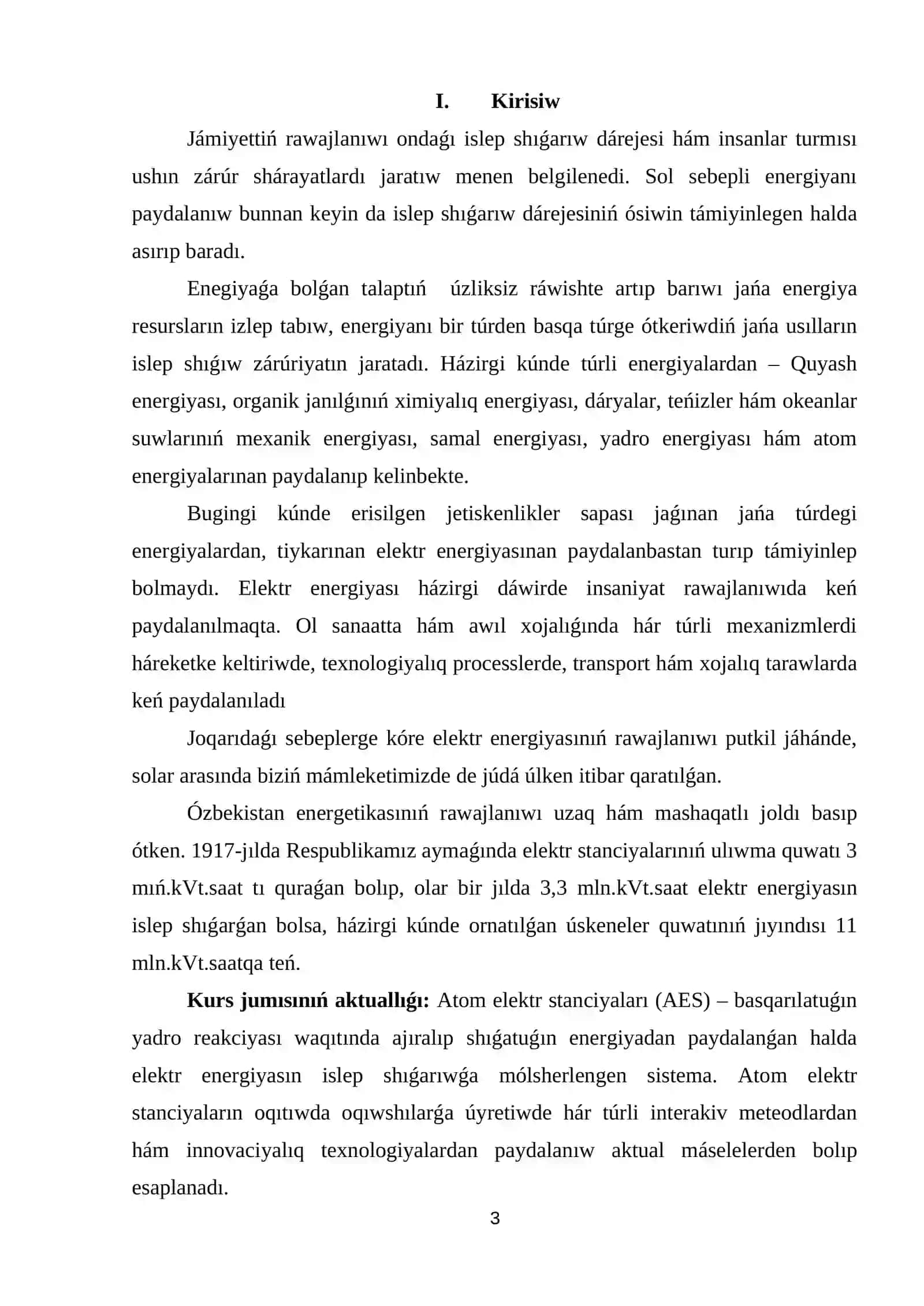 Atom elektrostanciyaları temasın oqıtıw metodikası 3