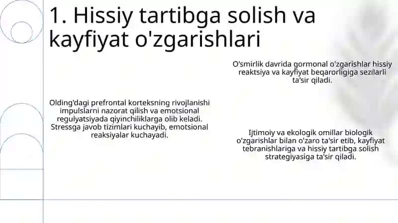 Yoshlik davrining psixofiziologik xususiyatlari 3