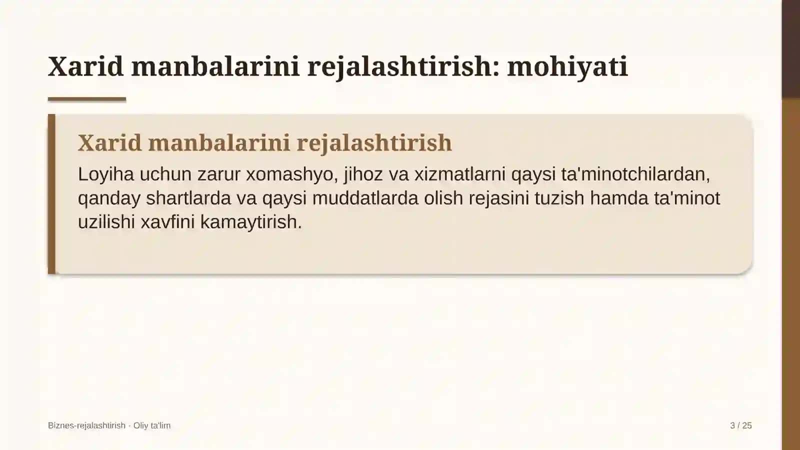 tog' kon sanoatida xarid manbalarini rejalashtirish 2506 3