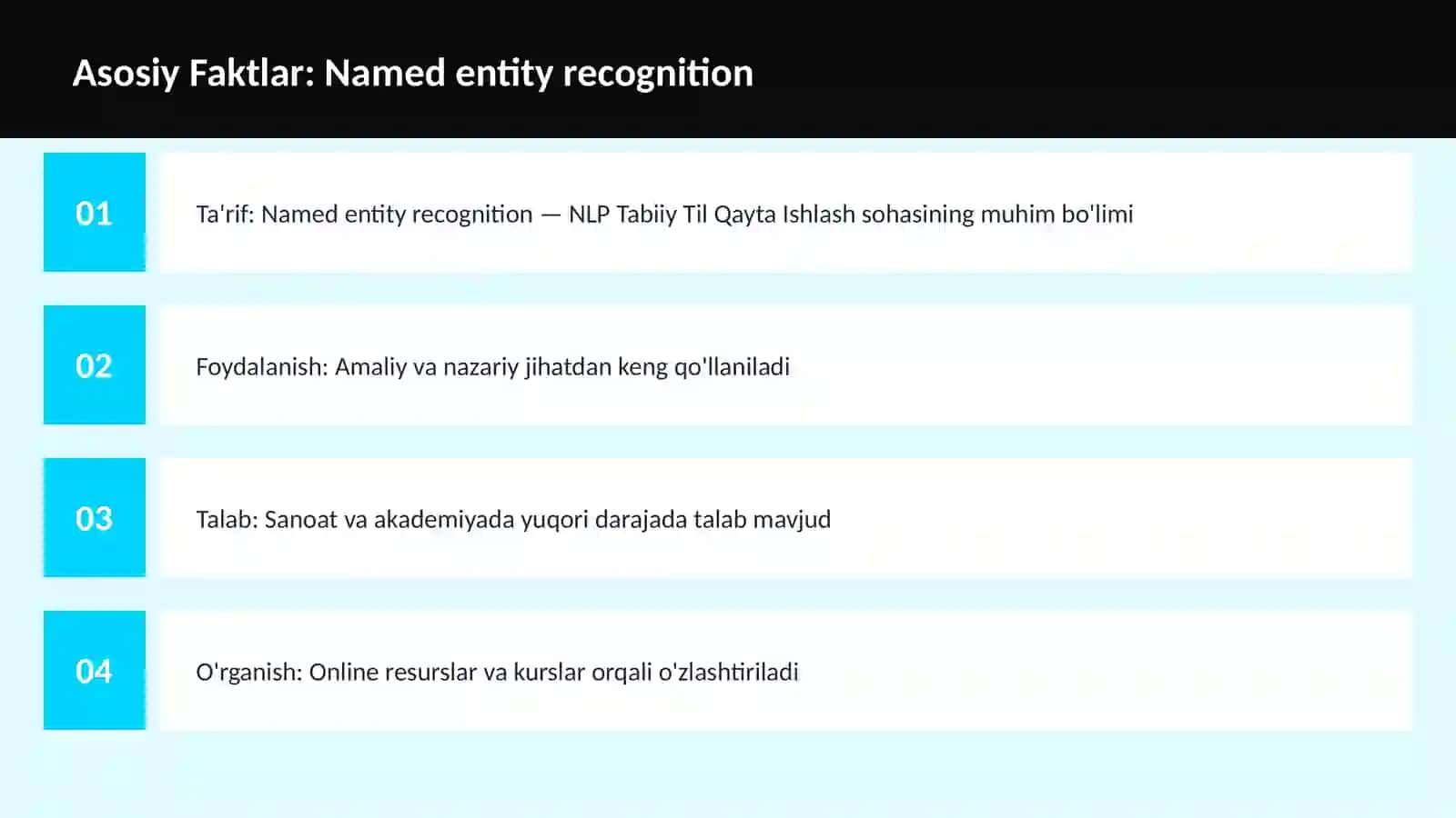 Named entity recognition 3