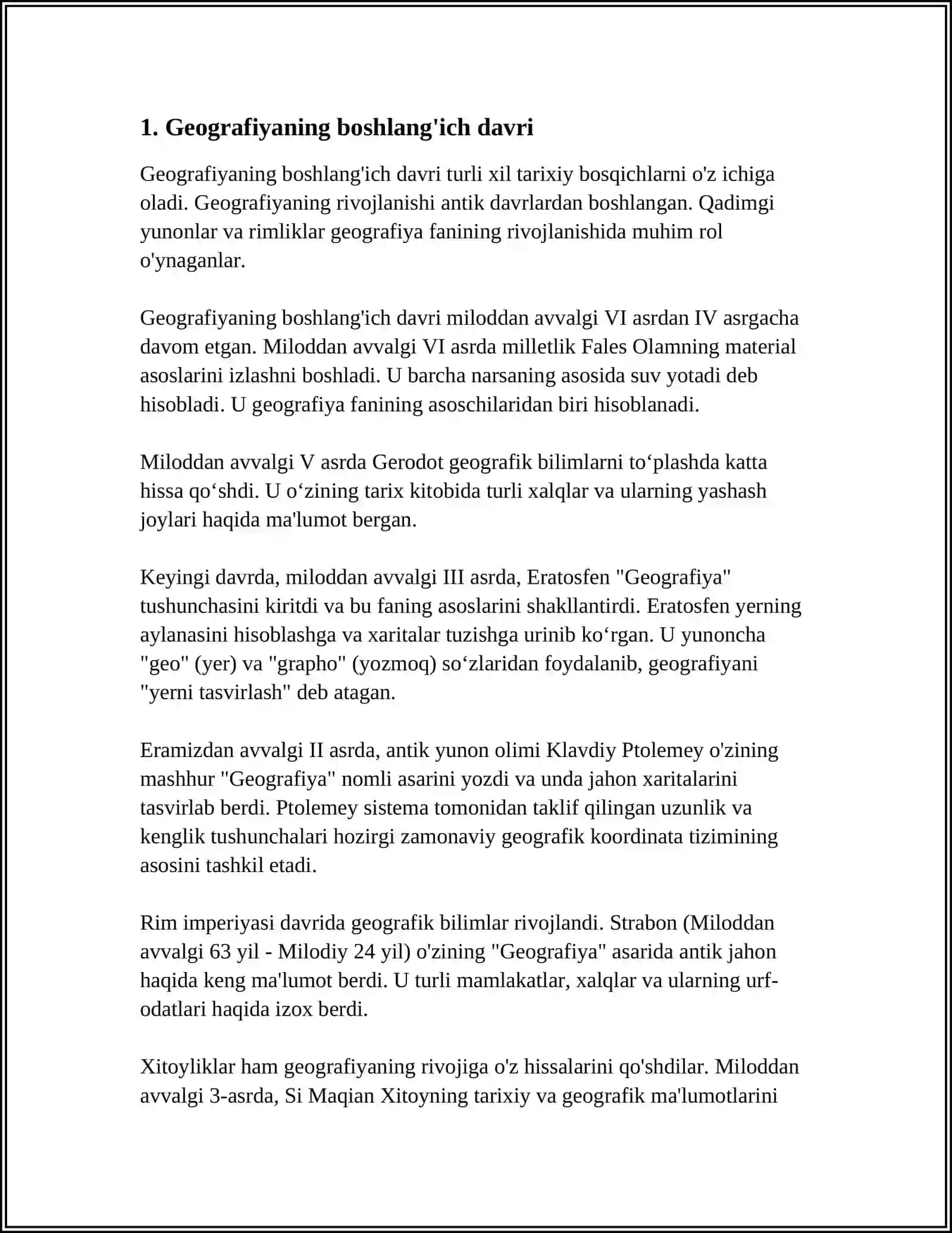 GEOGRAFIYANING RIVOJLANISH BOSQICHLARI 3