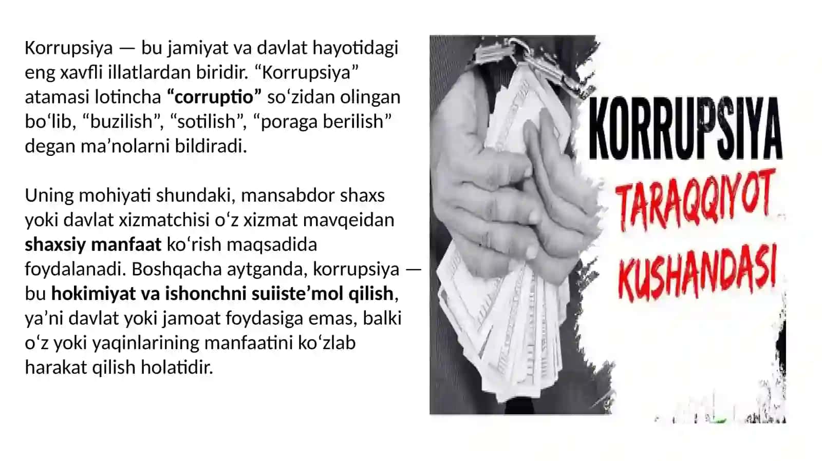 Korrupsiyaning Mohiyati va Oqibatlari 3