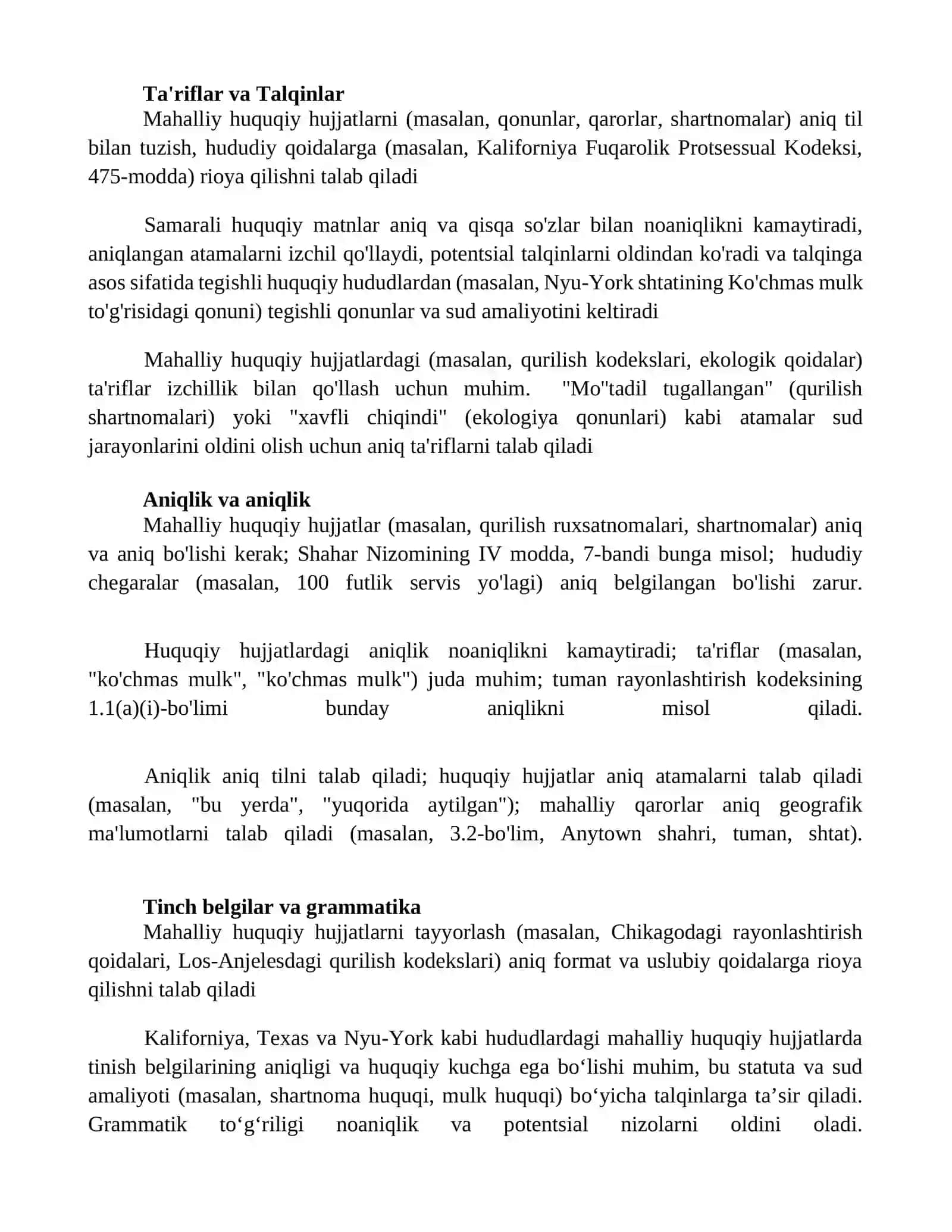 Lokal huquqiy hujjatlarining yuridik texnikasi 3