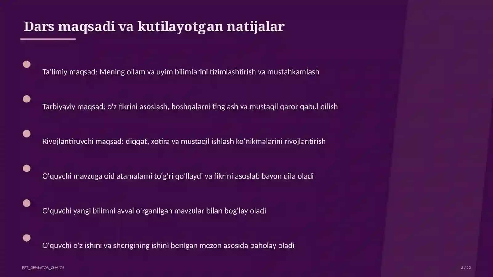 Mening oilam va uyim (1-sinf) 3