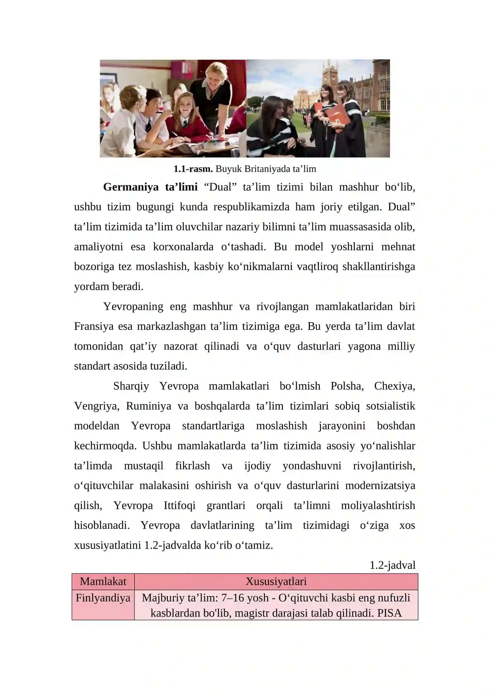 YEVROPA VA GERMANIYA TALIM TIZIMI 3