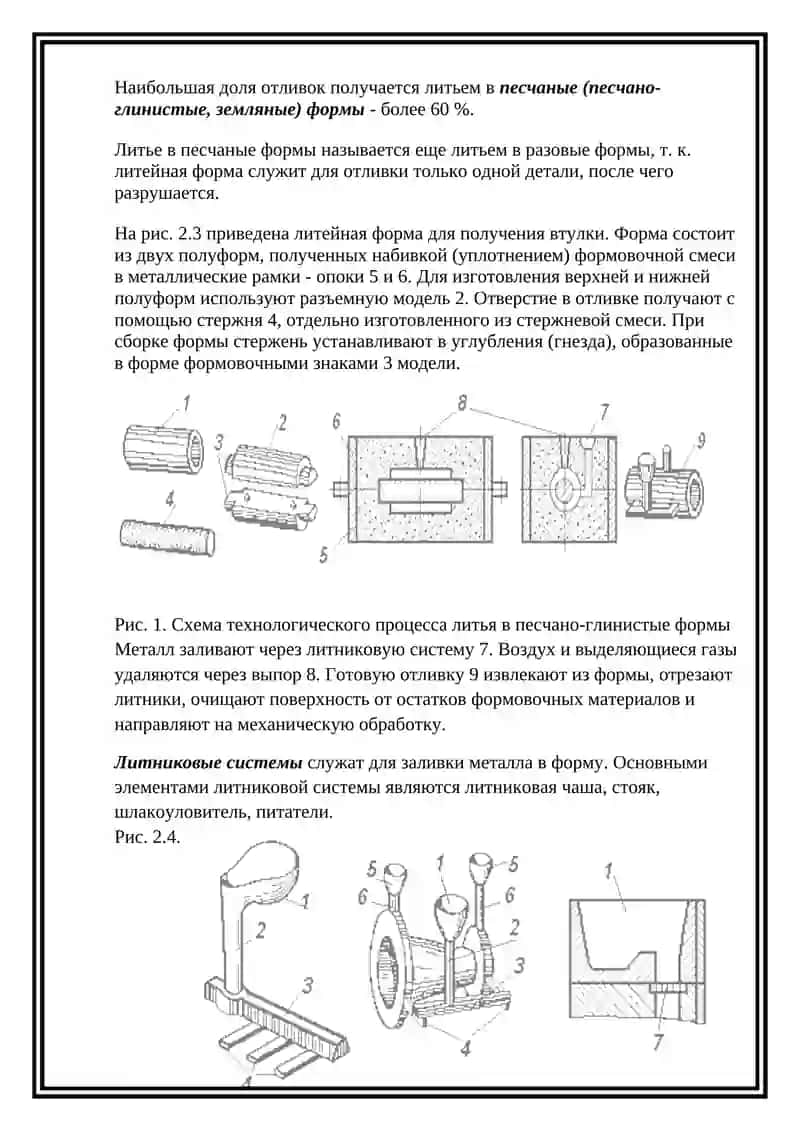 Технология литейного производства 3