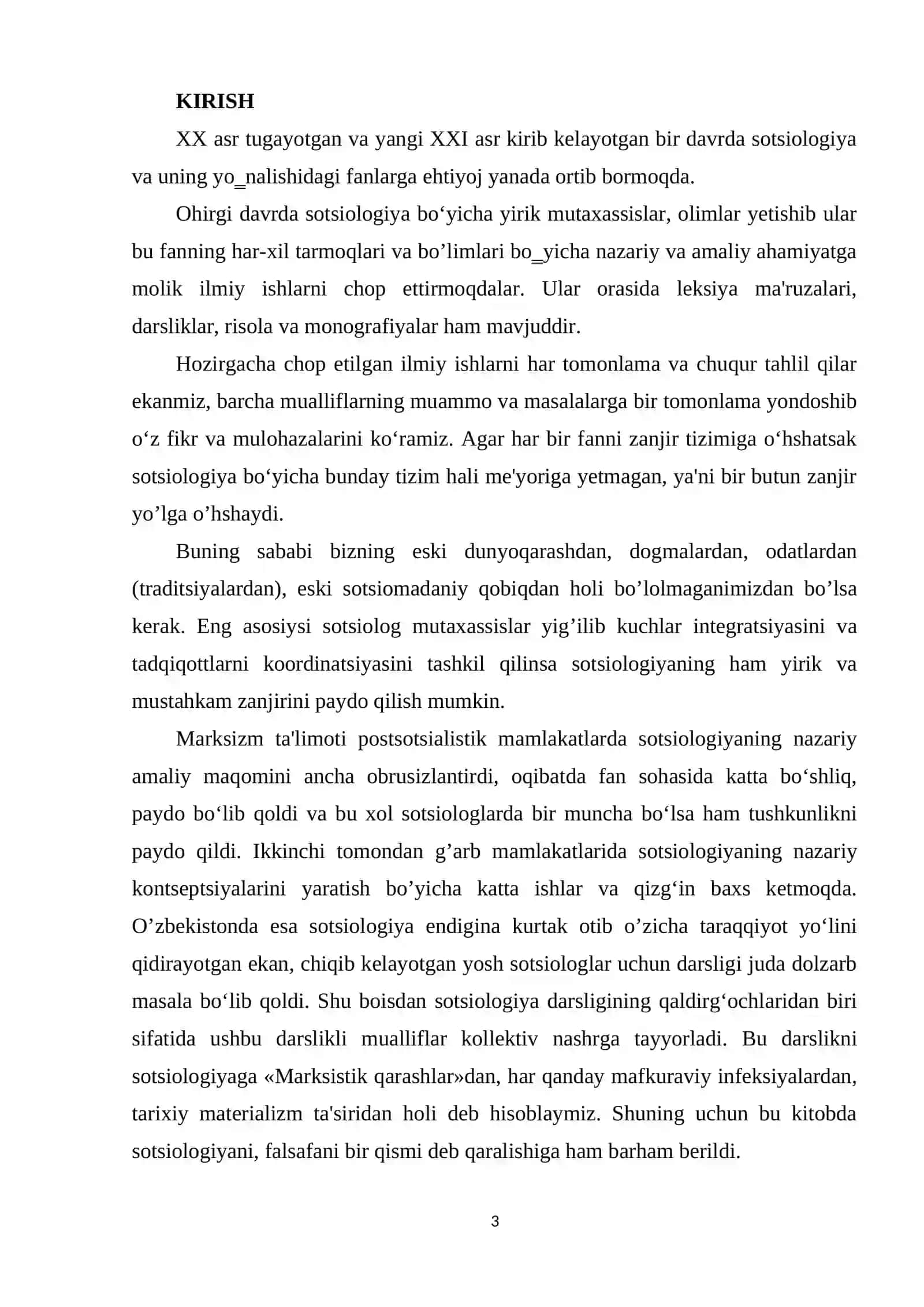 XXI ASRDA SOTSIOLOGIK PARADIGMALAR 3