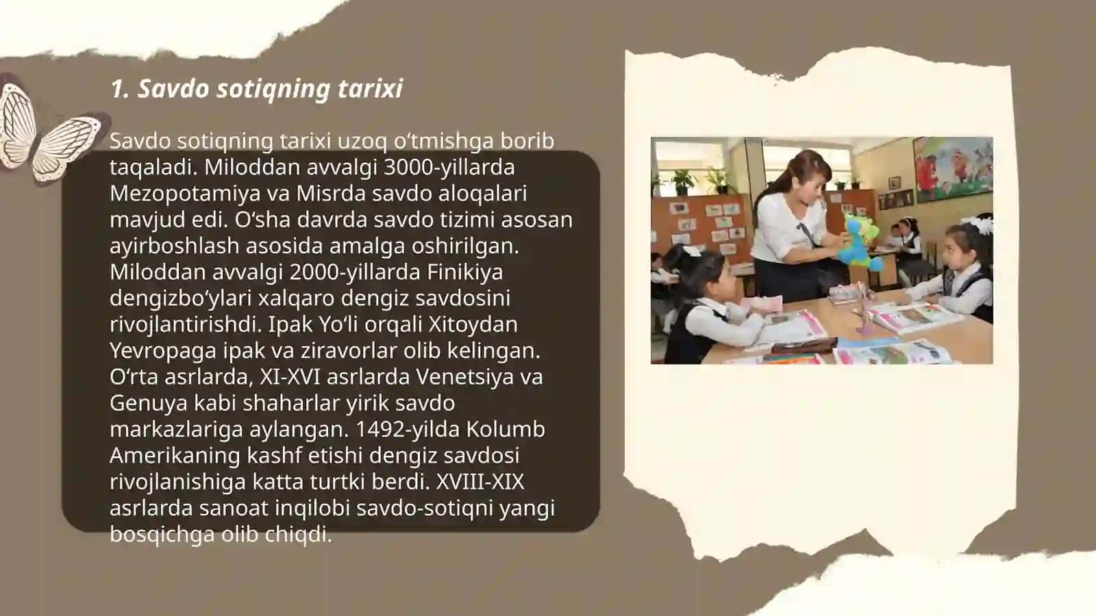 Ijtimoiy-maishiy hayotga yo'naltirish fanining,,Savdo sotiq '' bo'limining mazmun va mohiyati 3