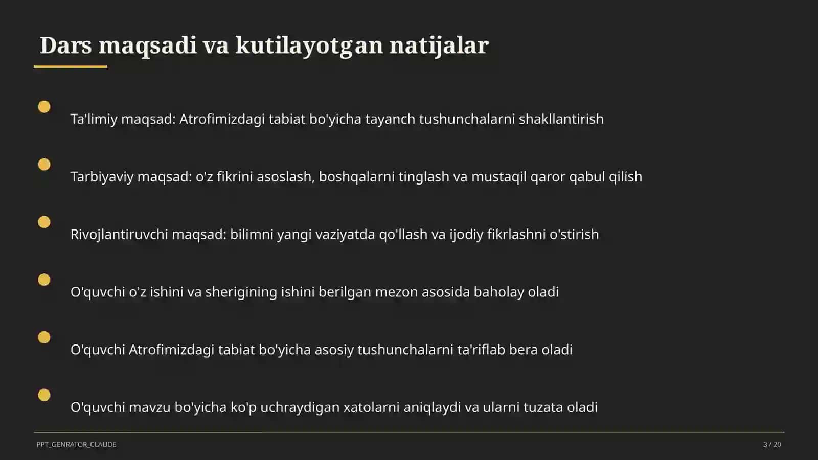 Atrofimizdagi tabiat (1-sinf) 3