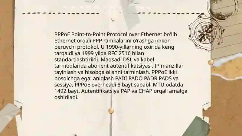 PPPoE( Point-to - Point Protocol over Ethernet) 3