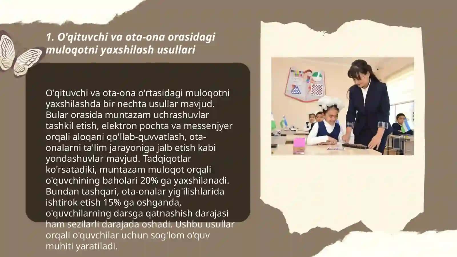 Boshlang'ich ta'limda o'qituvchi, o'quvchi va ota-ona o'rtasidagi konfliktlar va ularga yechimlar 3