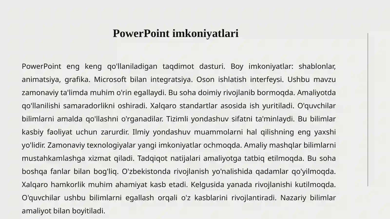 Taqdimot tushunchasi 3