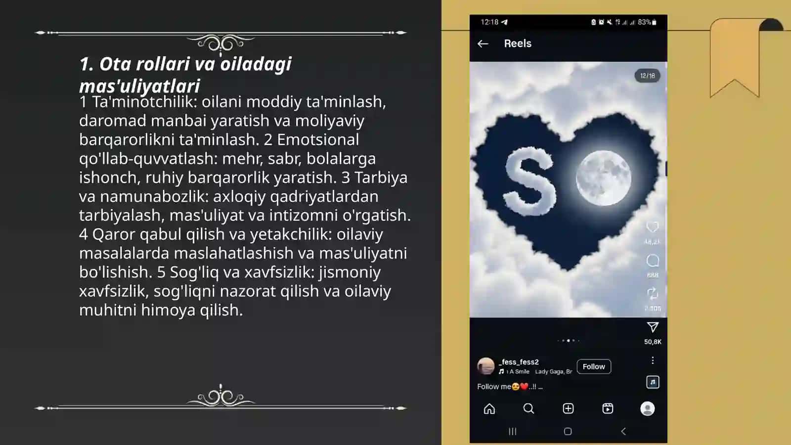 Ota rollari va oiladagi mas'uliyatlari 3
