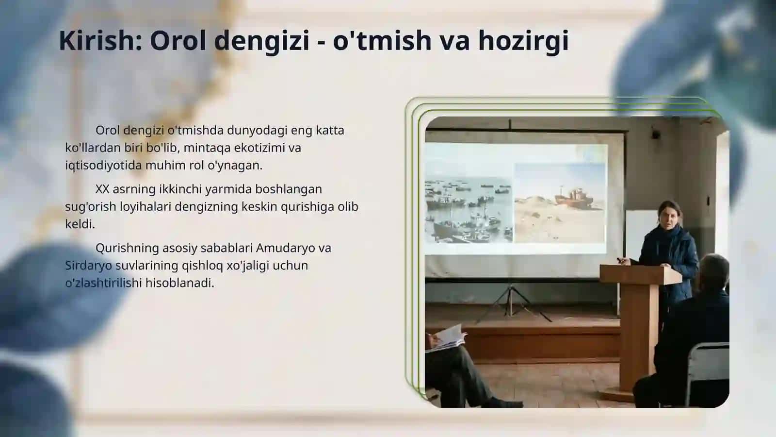 Orol dengizi Fojeasining ekologik va ijtimoiy iqtisodiy oqibatlari 3