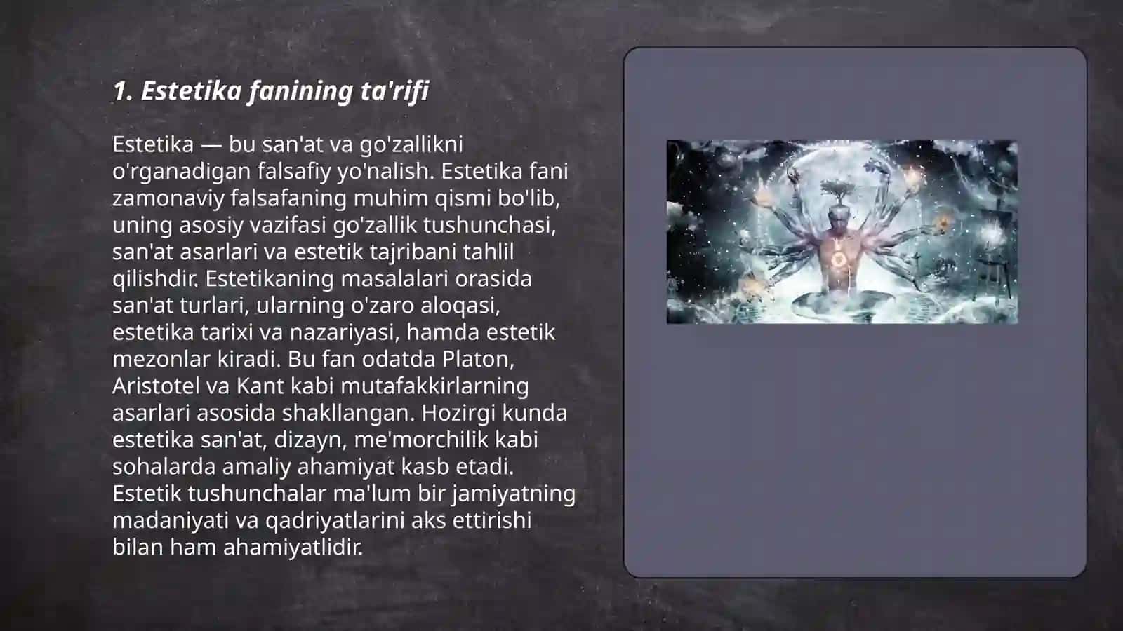 Estetika fani obyekri va falsafiy mohiyati 3