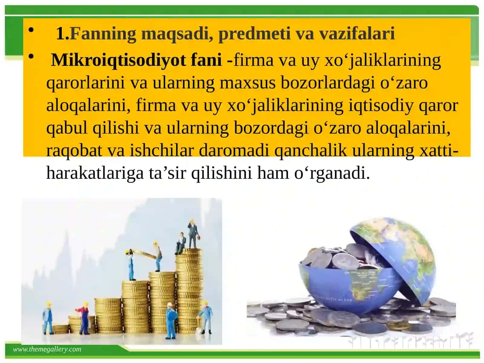 MIKROIQTISODIYOTGA KIRISH IQTISODIY BAZIS TUSHUNCHASI.TALAB VA TAKLIF. BOZOR MUVOZANATI. TALAB VA TAKLIF ELASTIKLIGI 3