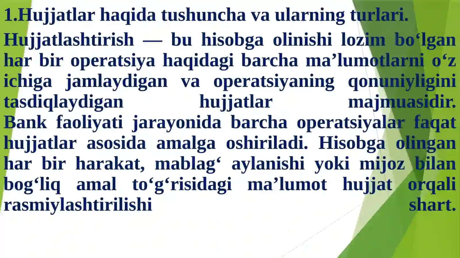 Hujjatlar haqida tushuncha va ularning turlari 3