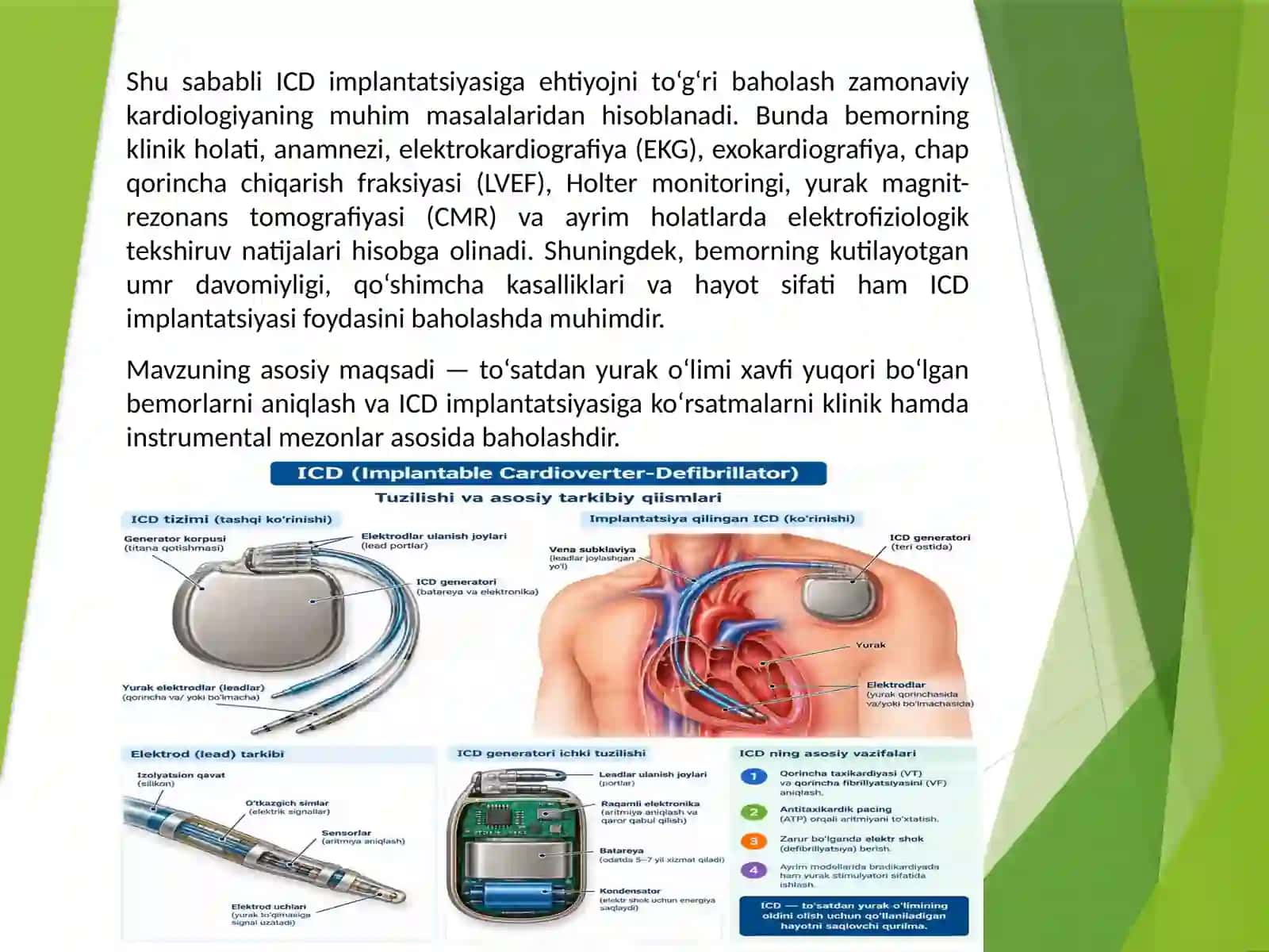 Kardioverter-defibrilator implantatsiyasiga bo‘lgan ehtiyojni baholash 3