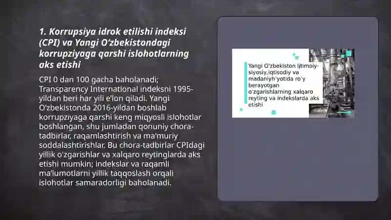 Yangi Oʻzbekiston ijtimoiy-siyosiy iqtisodiy va madaniy hayotida roʻy berayotgan oʻzgarishlarning xalqaro reyting va indekslarda aks etishi 3
