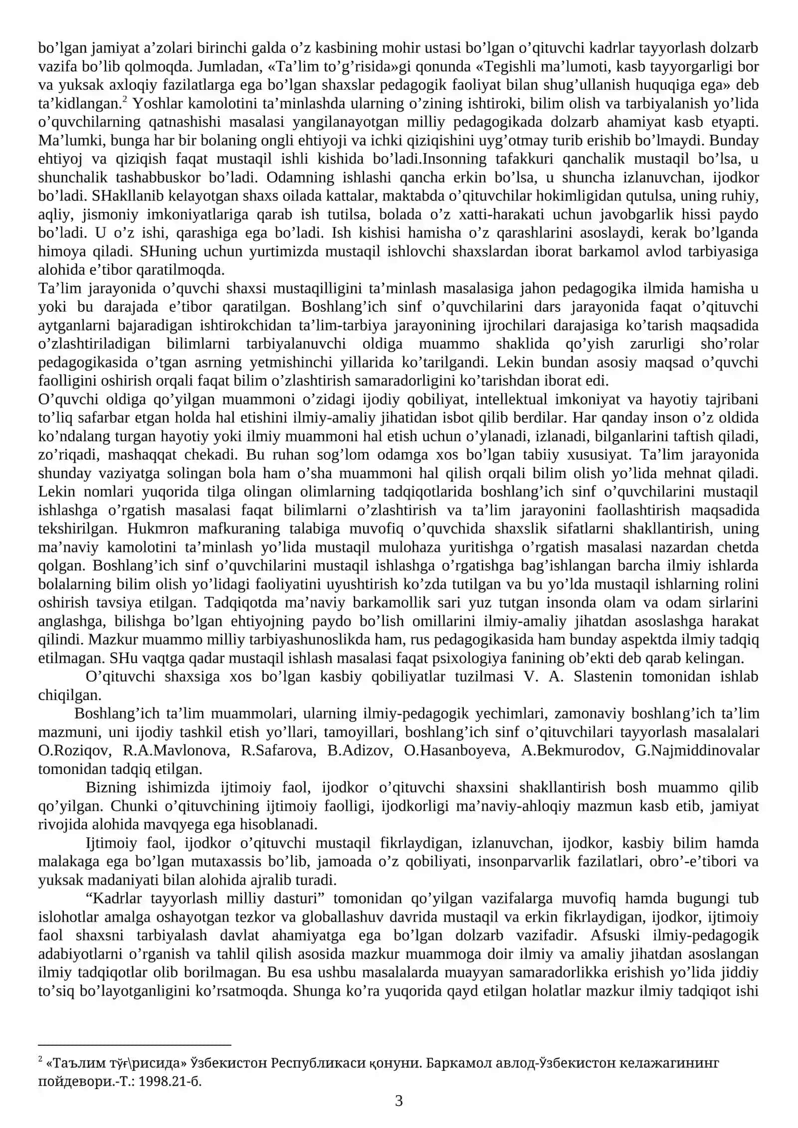 Boshlang’ich sinf o’qituvchisining kommunikativ qobiliyatlari 3