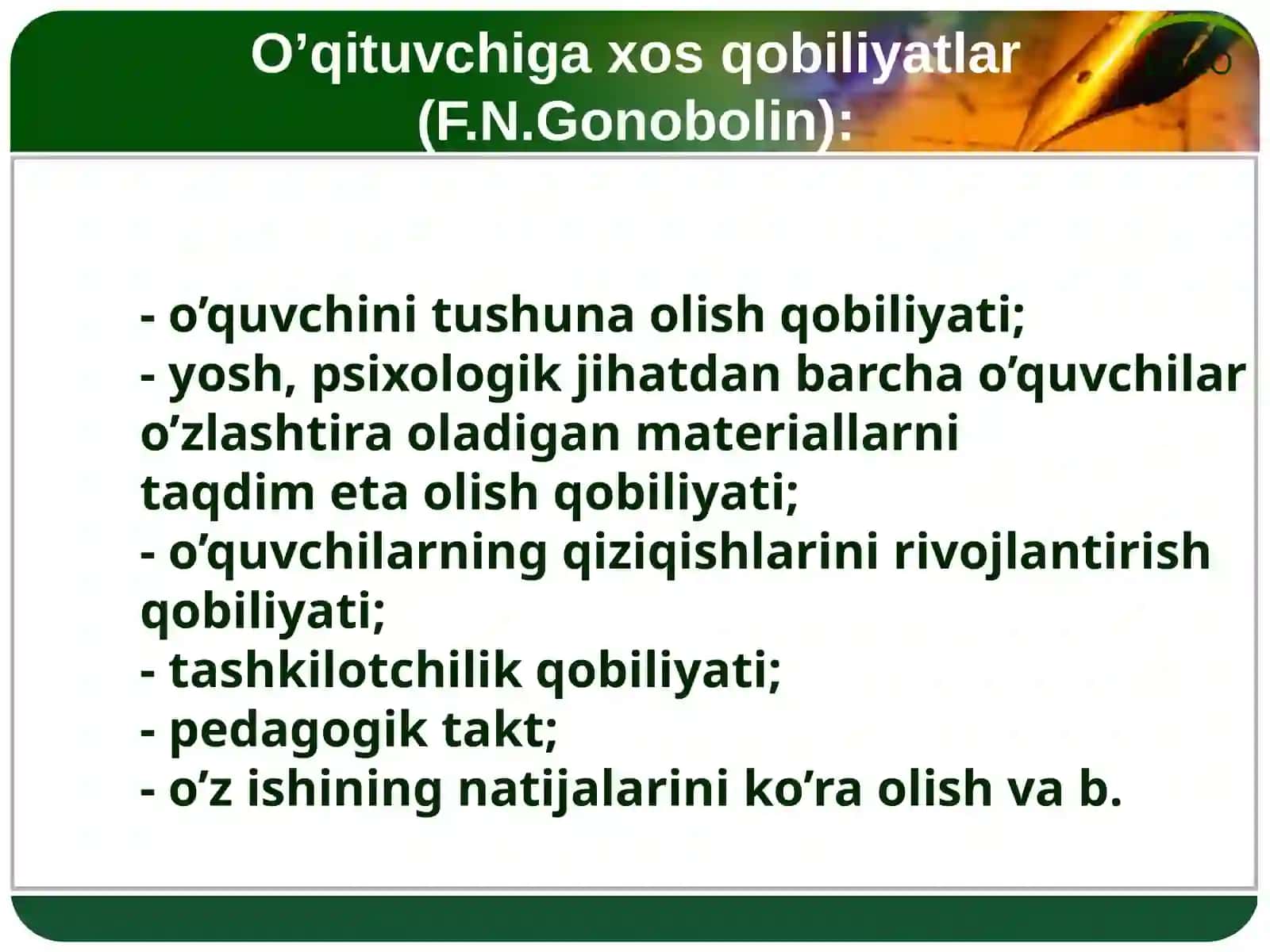 Qobiliyat.O’qituvchiningpedagogikqobiliyati 3