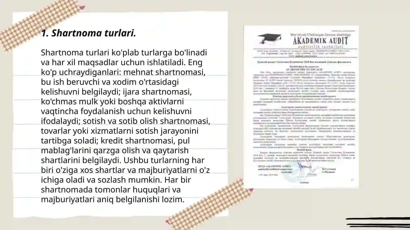 Shartnoma turlari 3