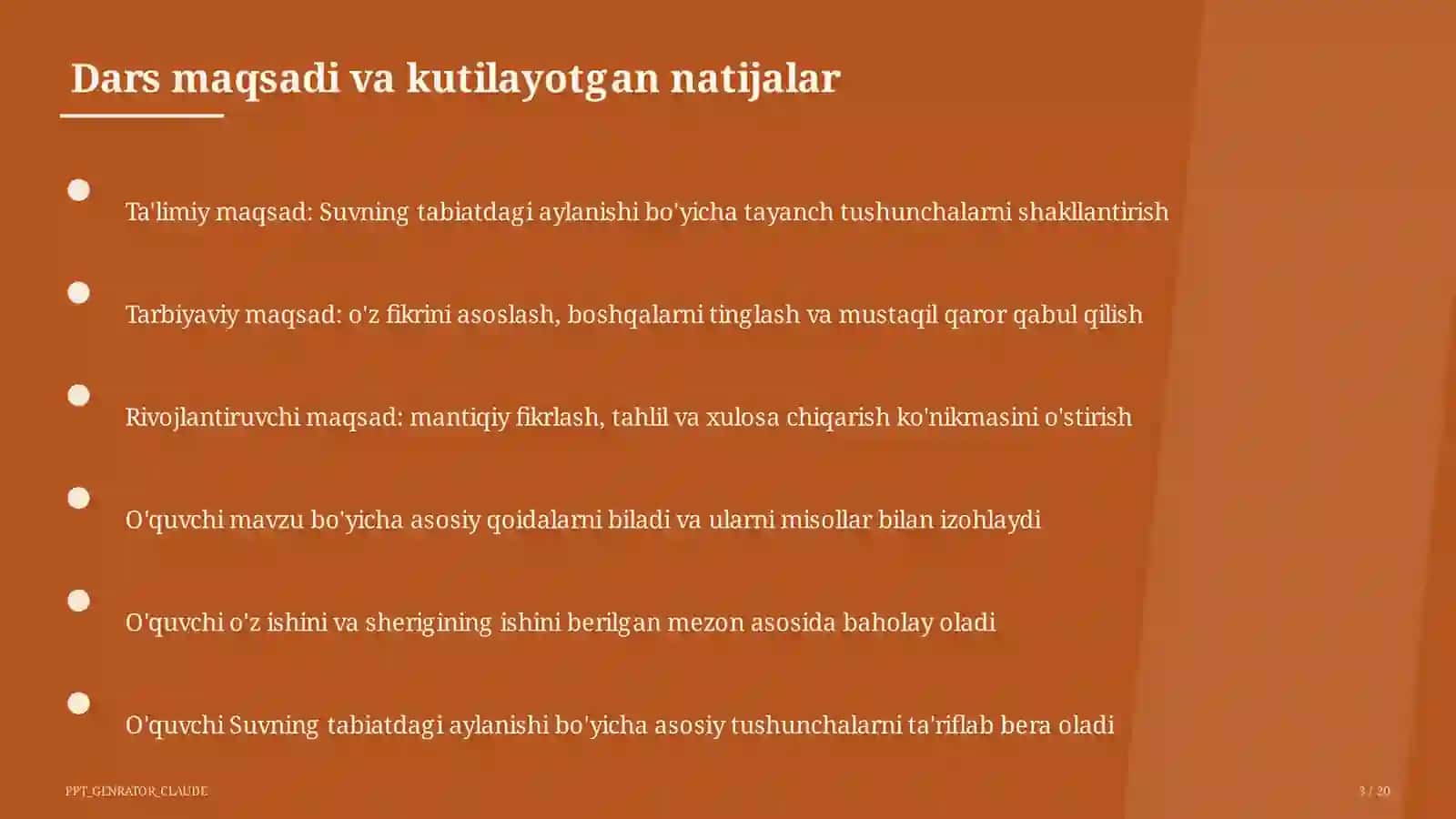 Suvning tabiatdagi aylanishi (2-sinf) 3