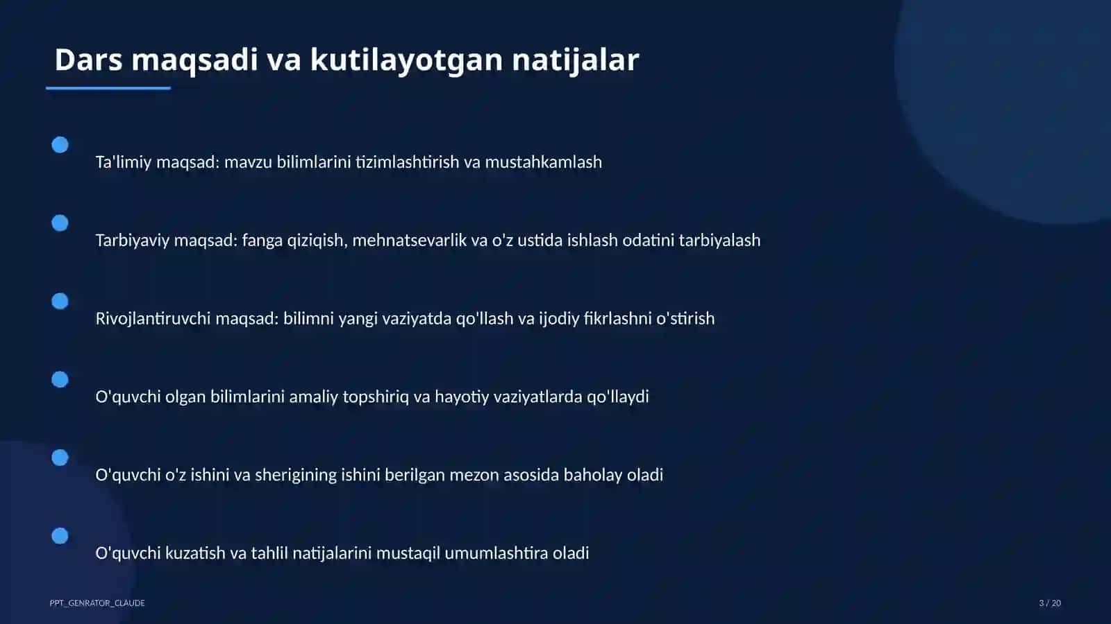 Texnologiya xonasida xavfsizlik qoidalari (5-sinf) 3
