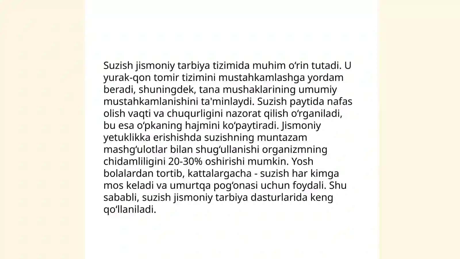 Suzishning Jismoniy Tarbiya Tizmida O‘rni 3