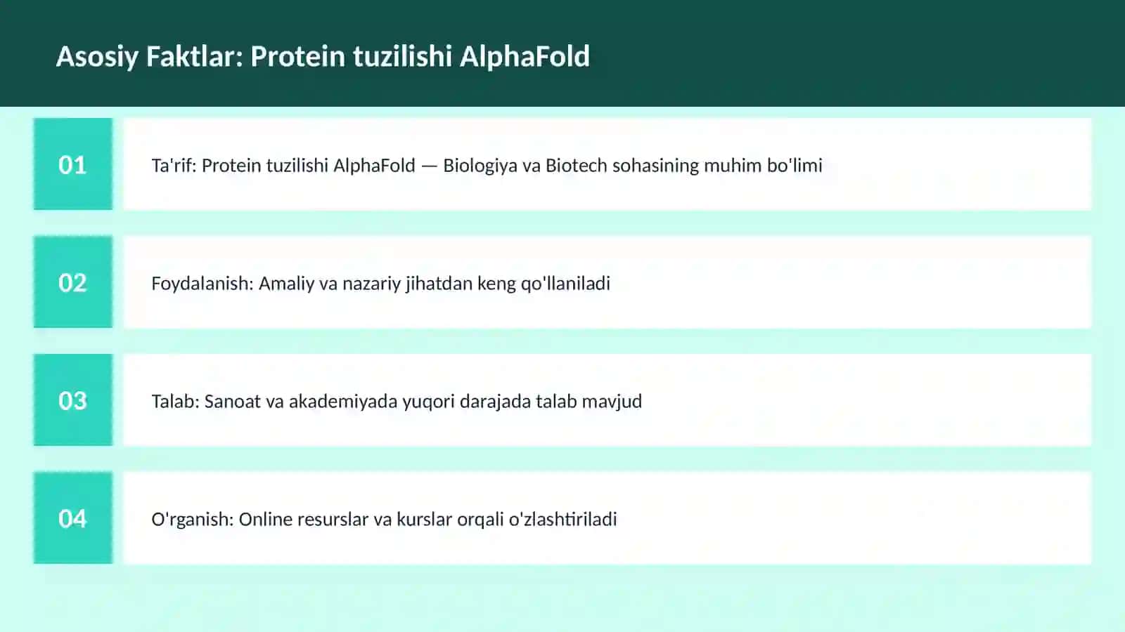 Protein tuzilishi AlphaFold 3