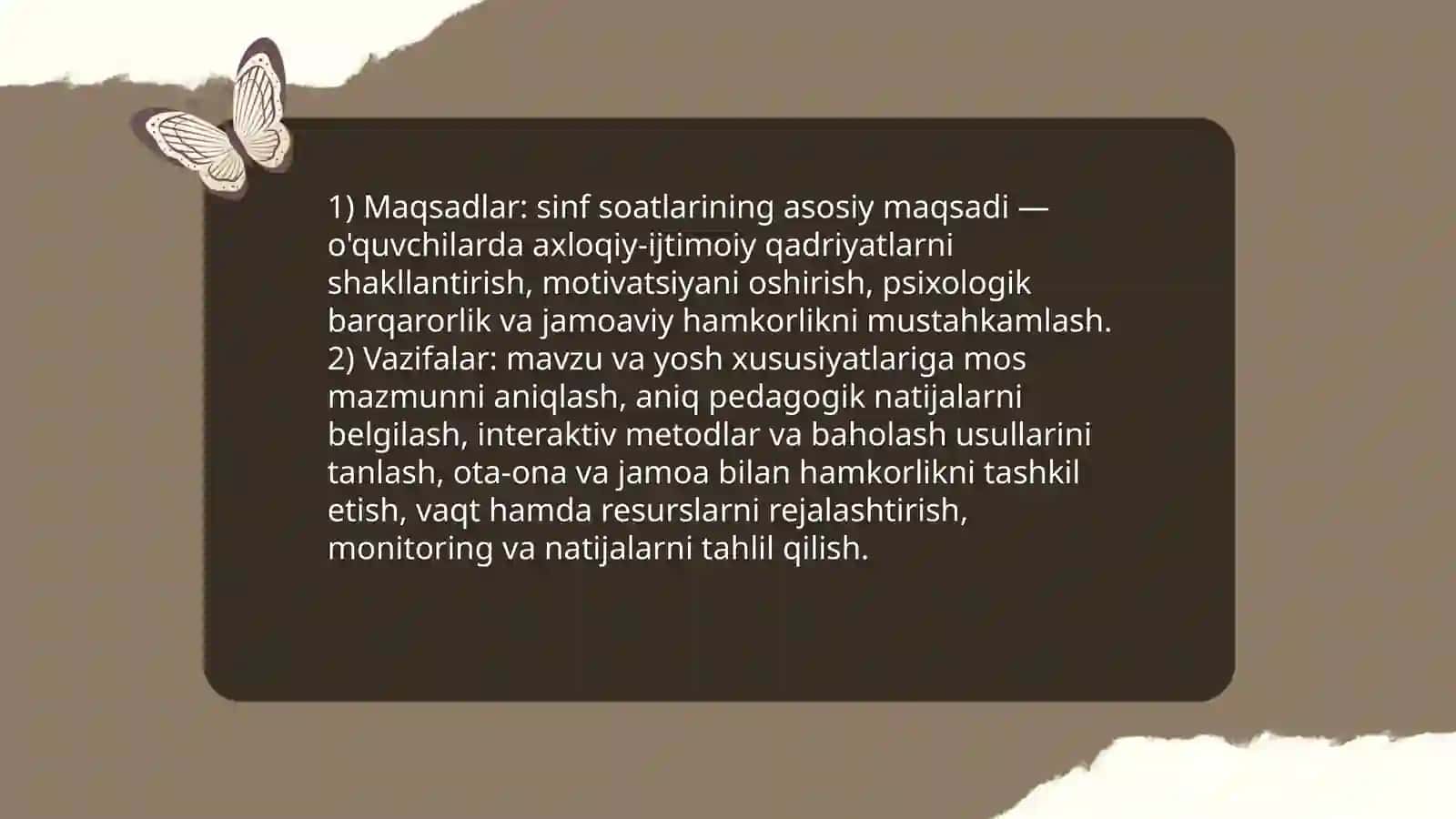 Sinf soatlarini samarali tashkil etish metodikasi 3