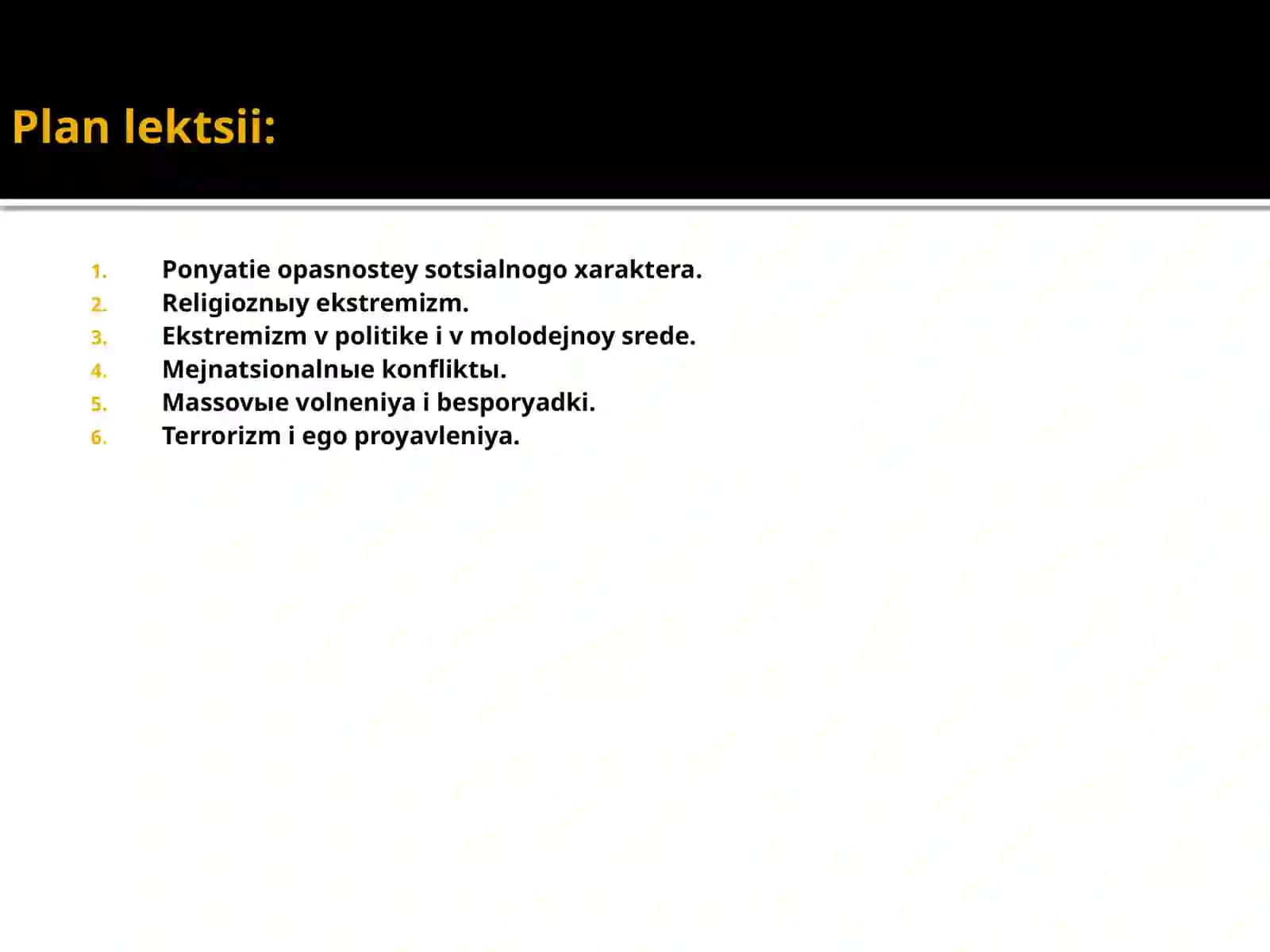 Ijtimoiy xavflar va ulardan himoyalanish 3