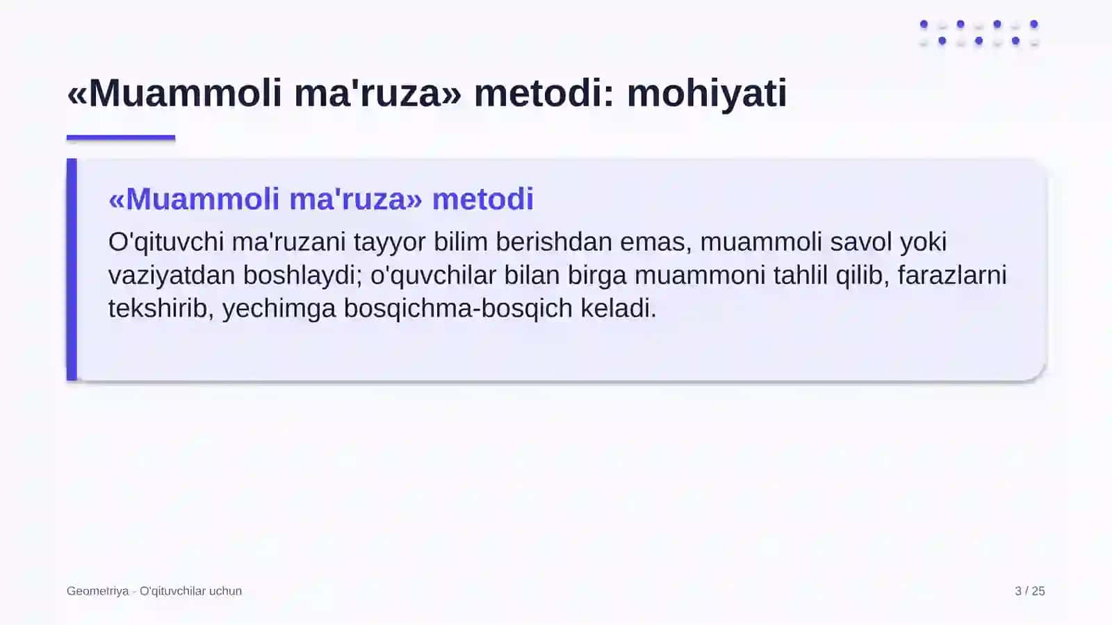 geometriya darslarida muammoli ma'ruza metodidan foydalanish 6905 3