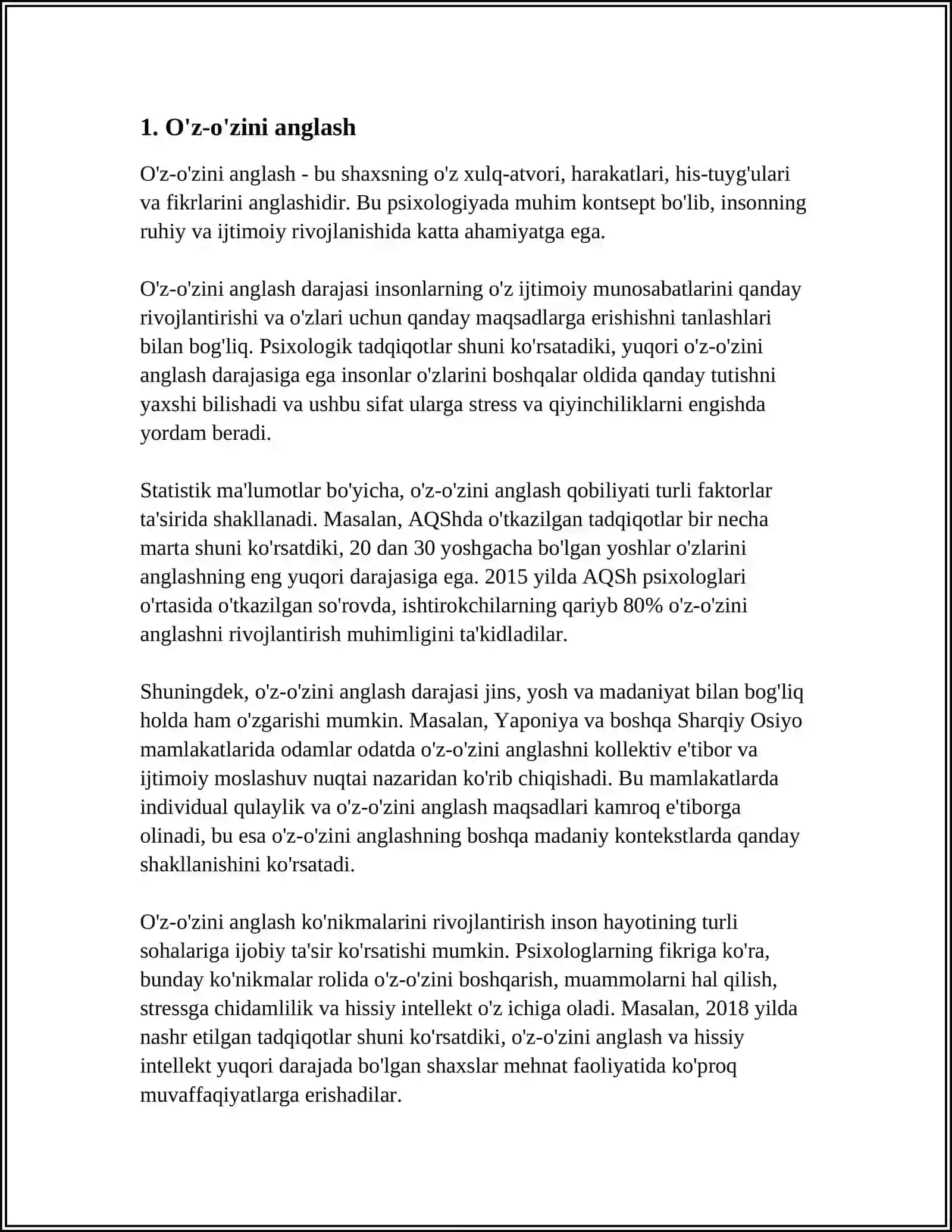 KAUCH SHAXSIGA ZARURIY BILIMLAR 3