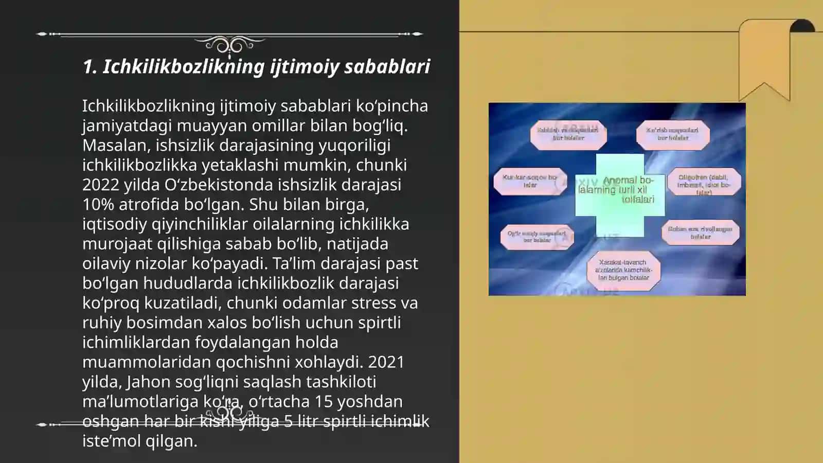 Ichikilikbozlik va alkogolizm deviant xulq atvor shakllari va ijtimoiy xodisa sifatida 3