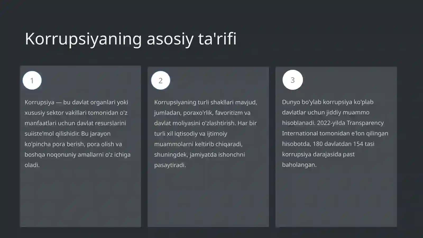 Korrupsiyaning mohiyati va unga qarshi kurash mexanizmlari 3