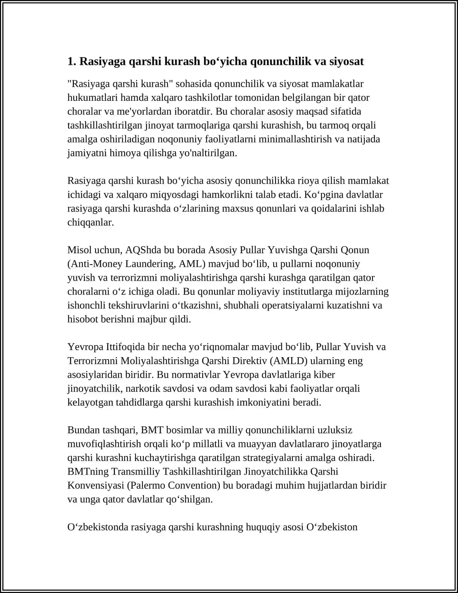Rasiyaga qarshi qonunchilik va siyosat 3
