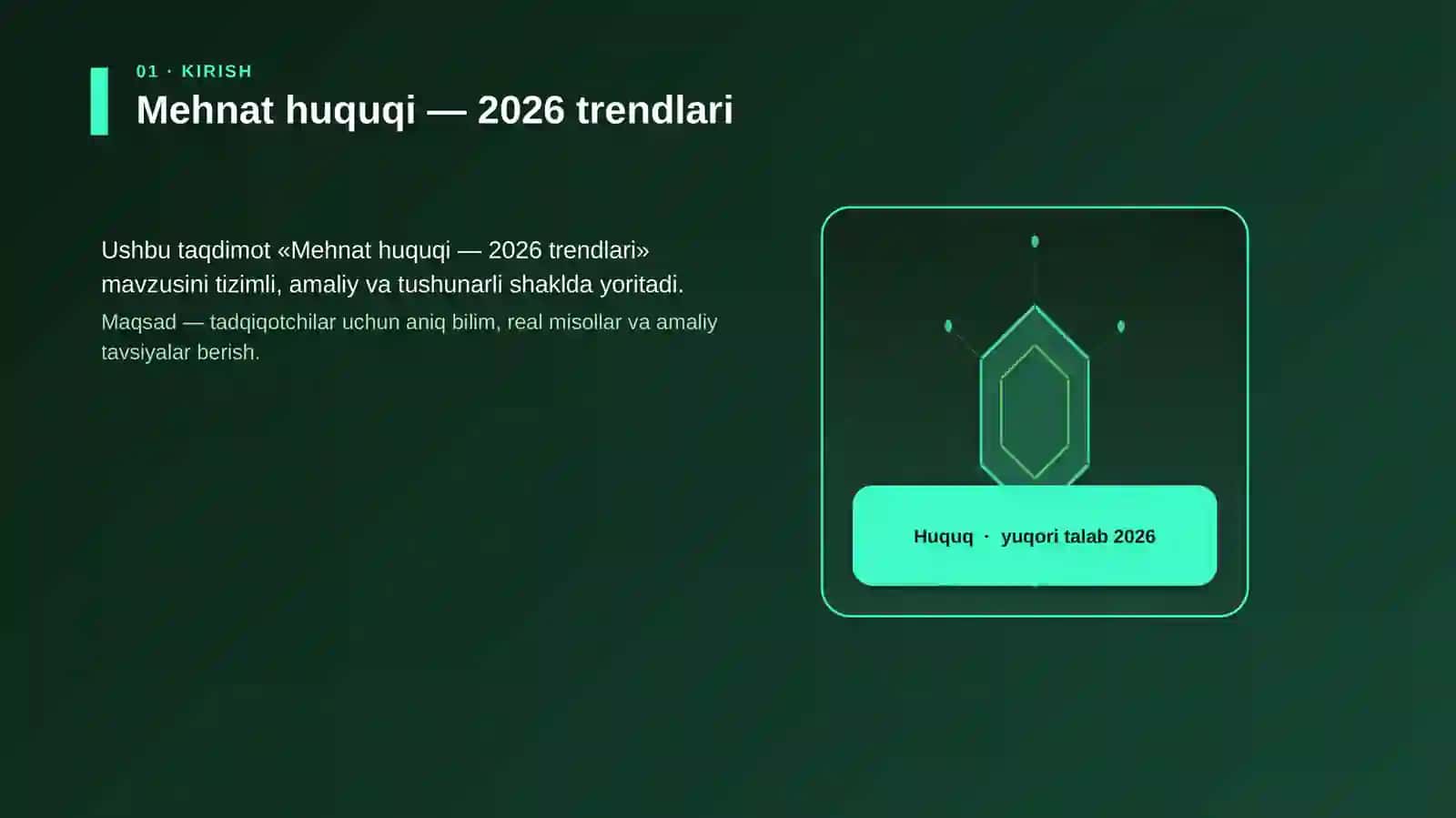 Mehnat huquqi — 2026 trendlari 3