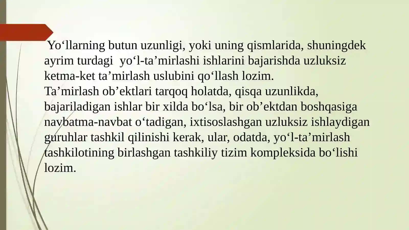 Yo‘l poyi qurilishida sifat nazoratini tashkil etish masalalari 3