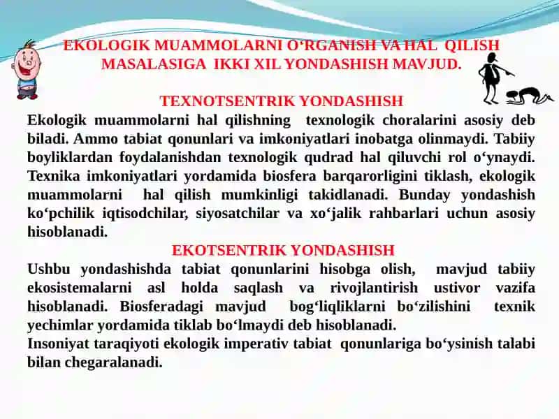 EKOLOGOYA FANING RIVOJLANISH TARIXI 3