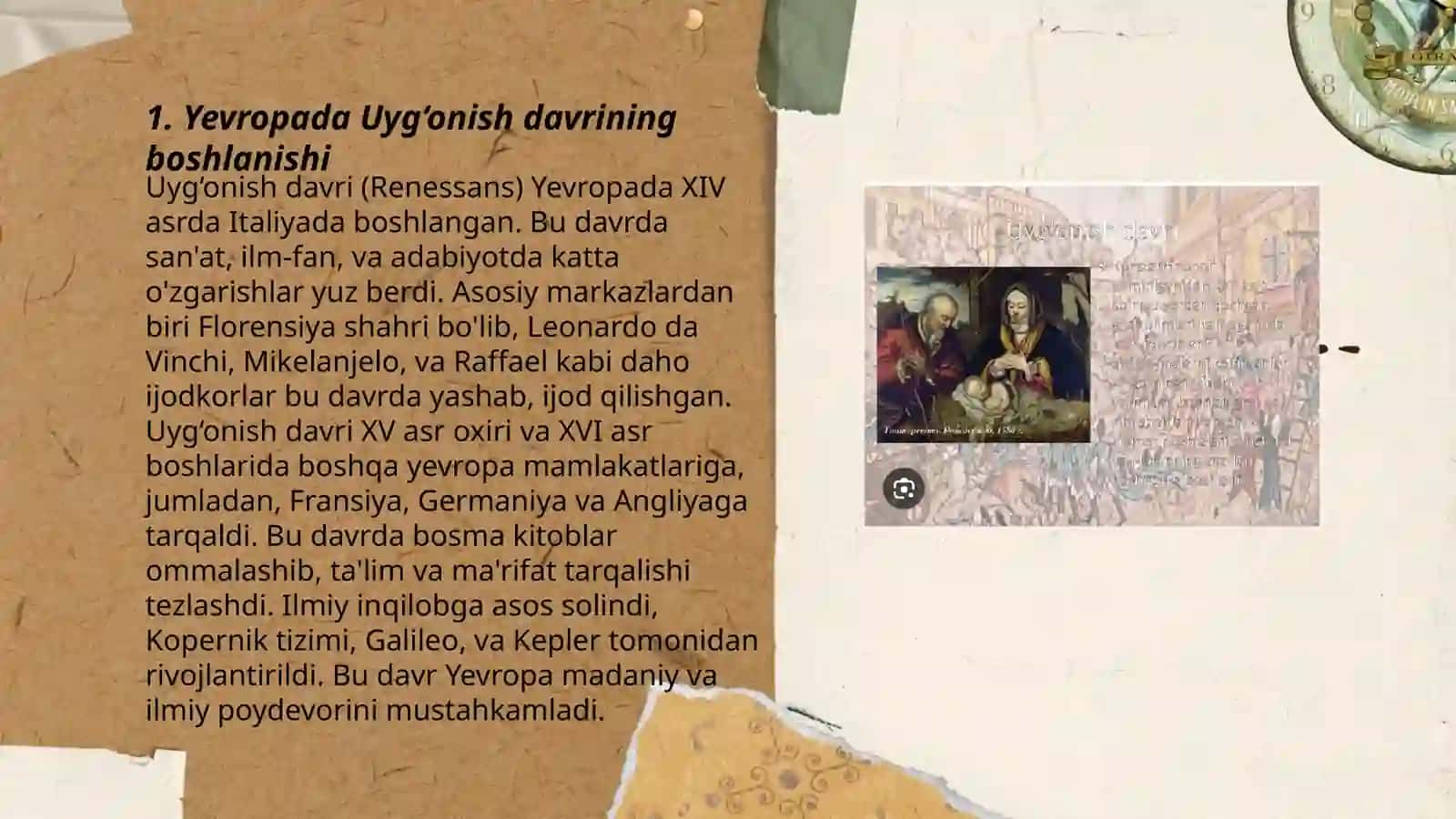 Yevropada Uygʻonish davri 3