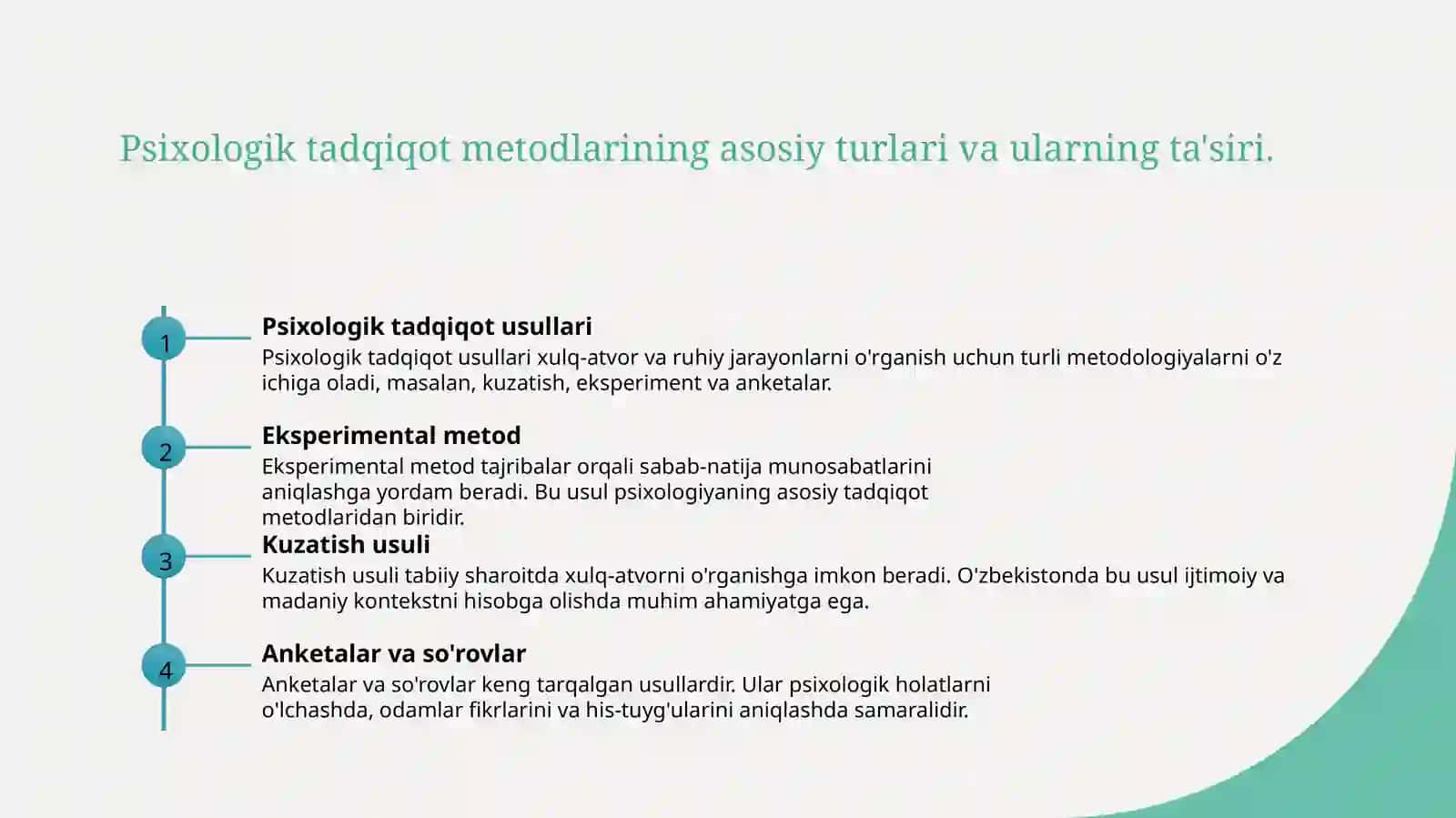 Psixologiyani tadqiqot metodlari 3