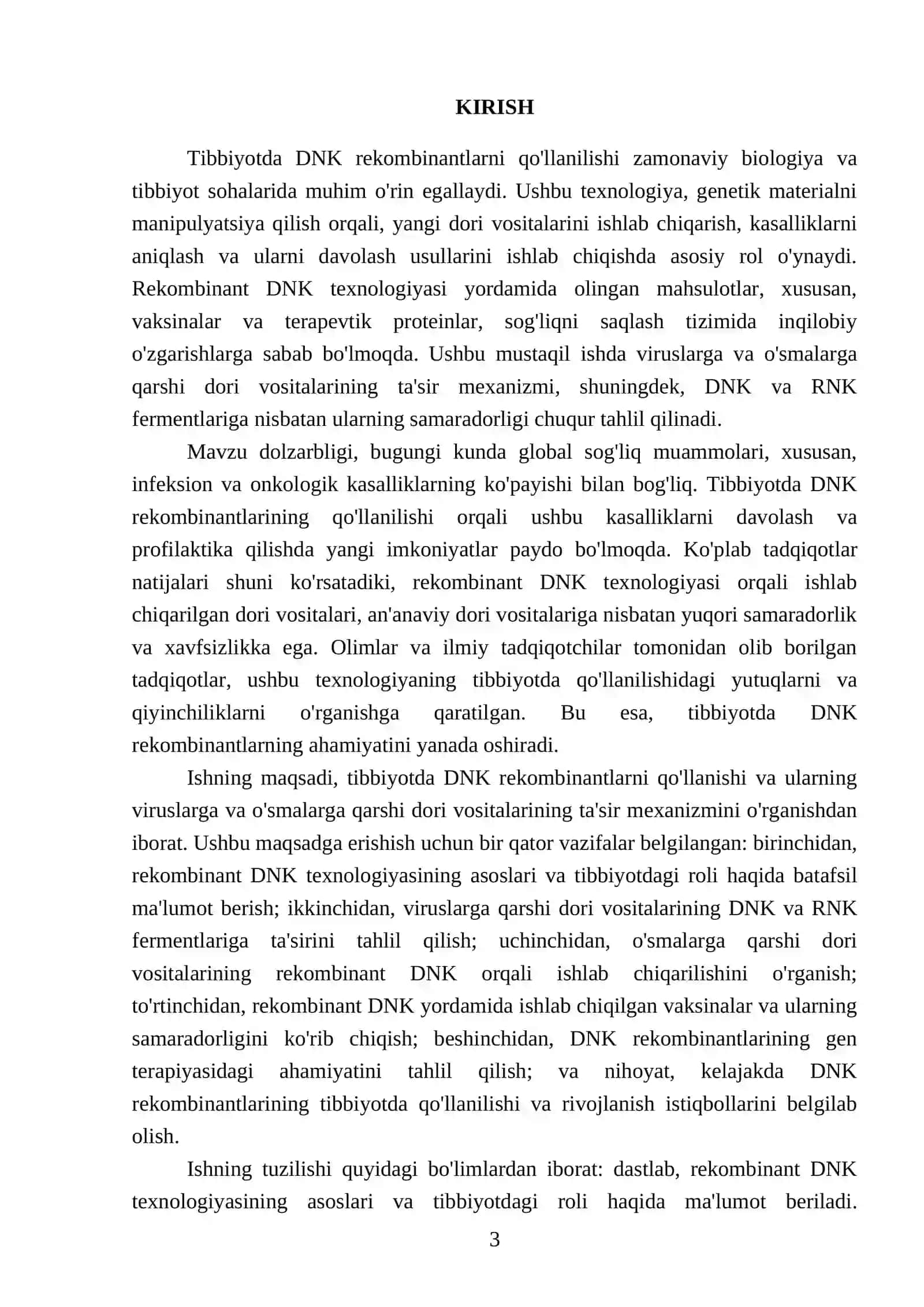 Tibbiyotda DNK rekombinantlarni qo'llanilishi 3