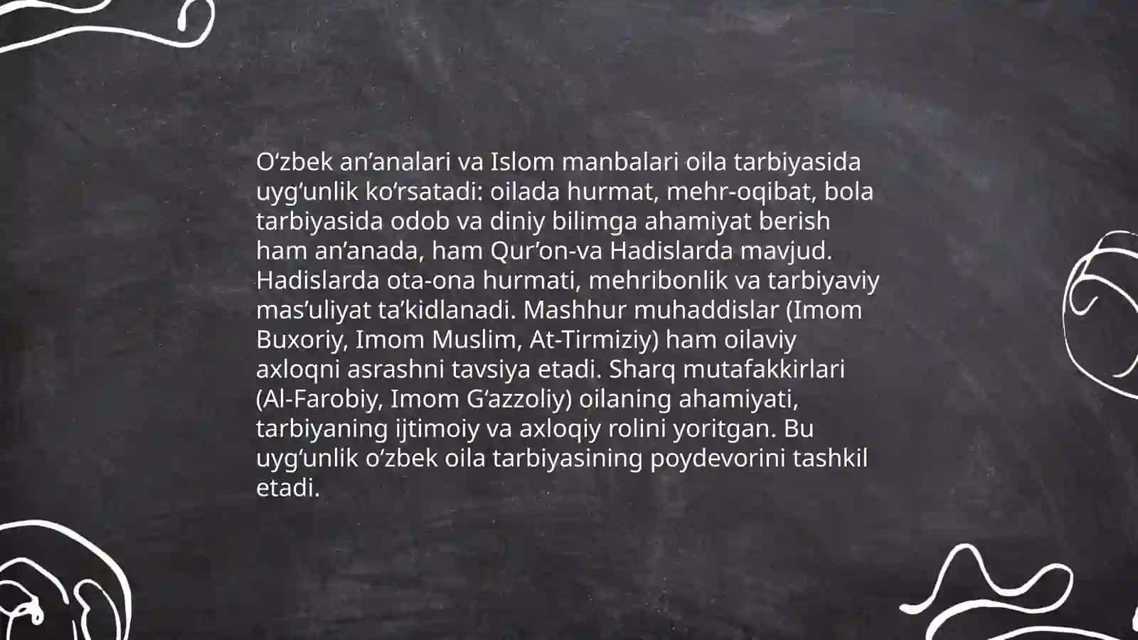 O‘zbekistonda oila tarbiyasiga oid muhim qarashlar 3