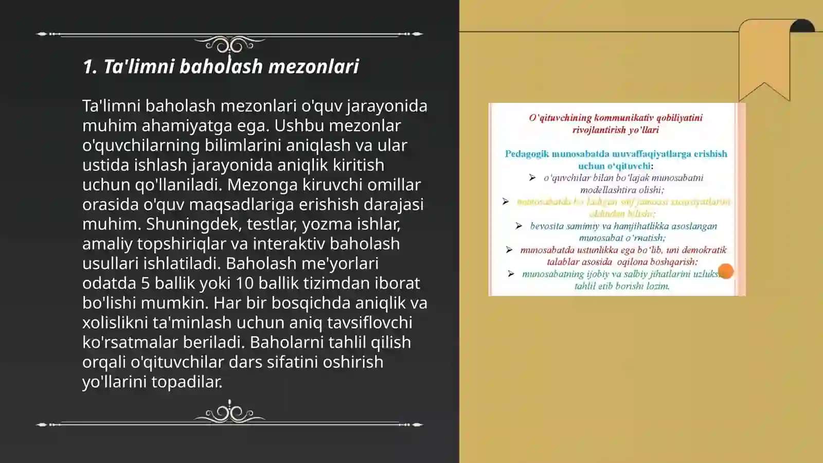 Pedagogik amaliyotni baholash mezonlari va ish hujjatlari 3